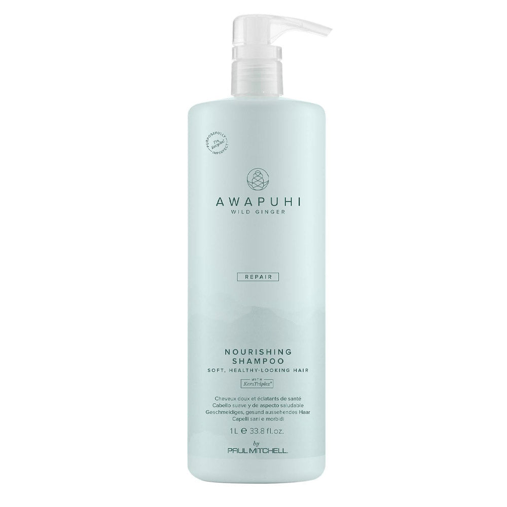 Paul Mitchell Awapuhi Wild Ginger Nourishing Shampoo 1000ml - shampoo nutriente