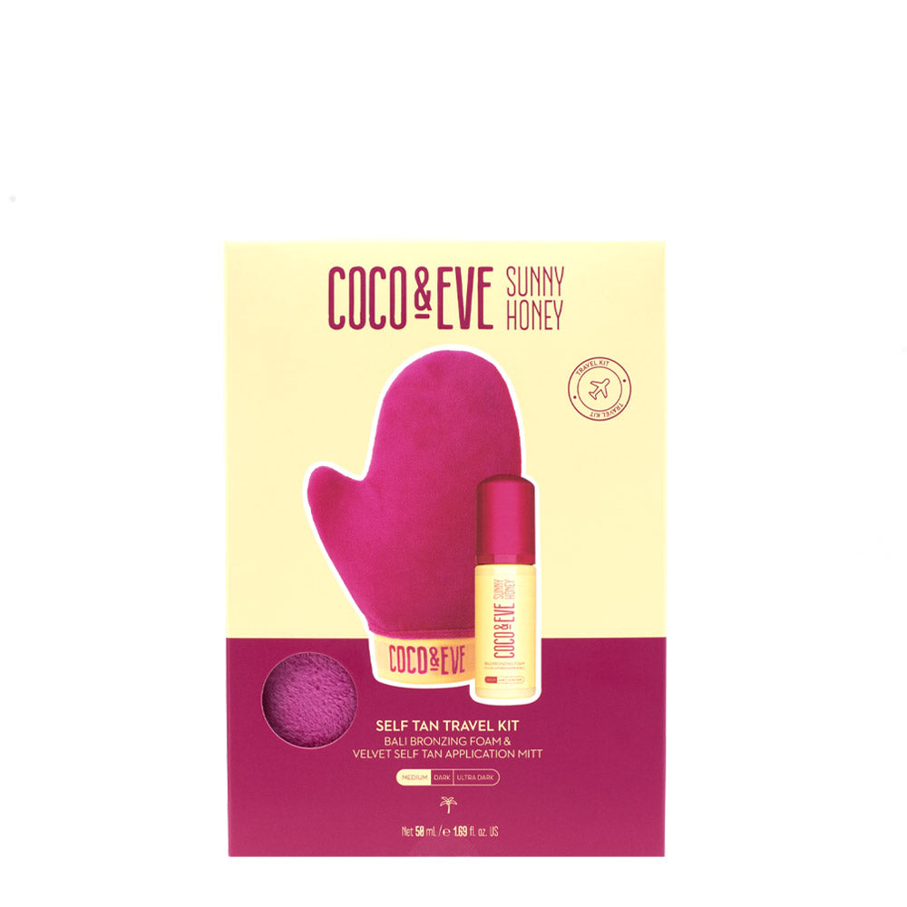 Coco & Eve Self Tan Travel Kit Medium - kit autoabbronzante da viaggio