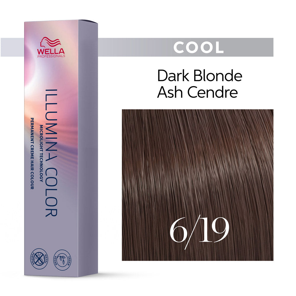 Wella Illumina Color 6/19 Biondo Scuro Cenere Cendrè 60ml