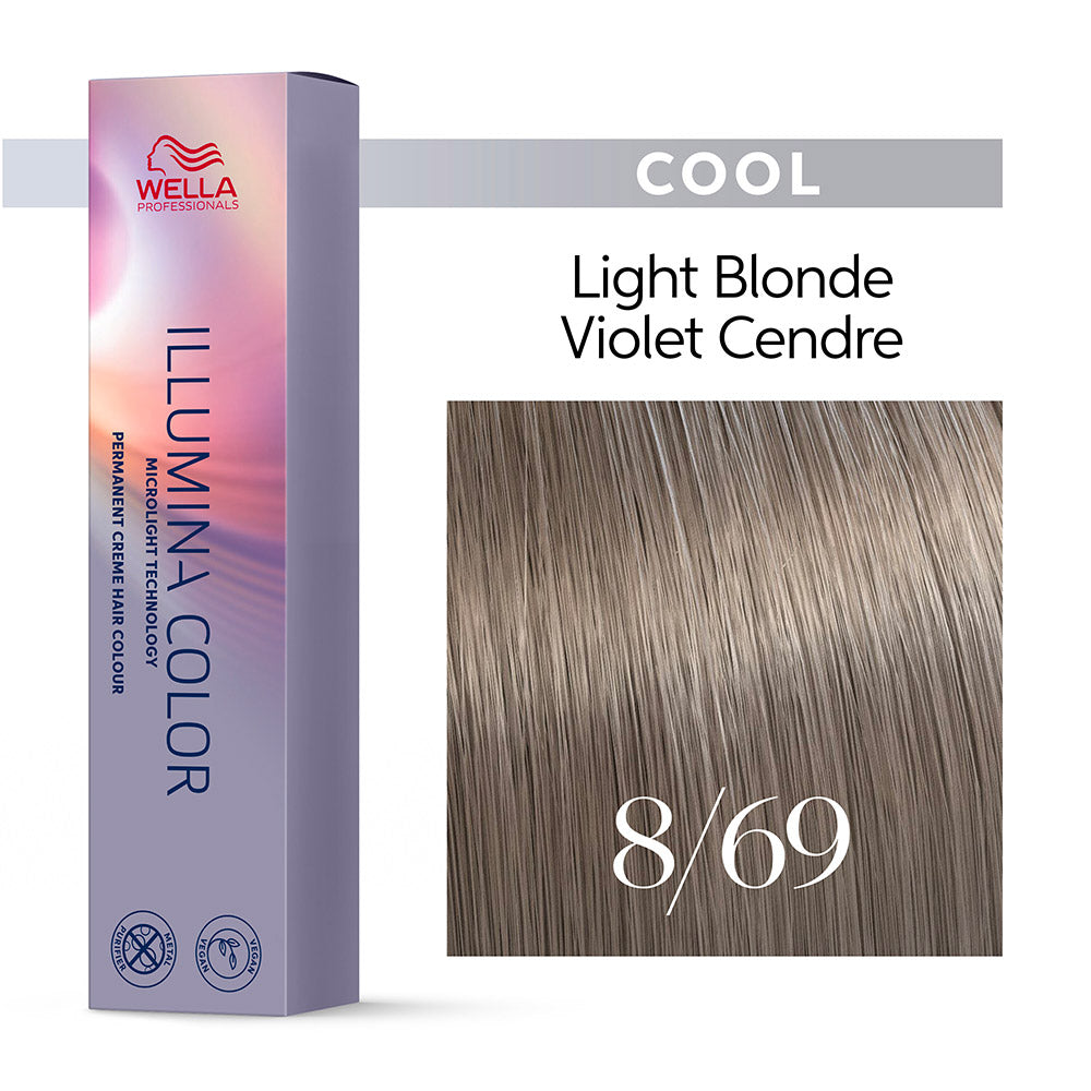 Wella Illumina Color 8/69 Biondo Chiaro Violetto Cendré - colorazione permanente