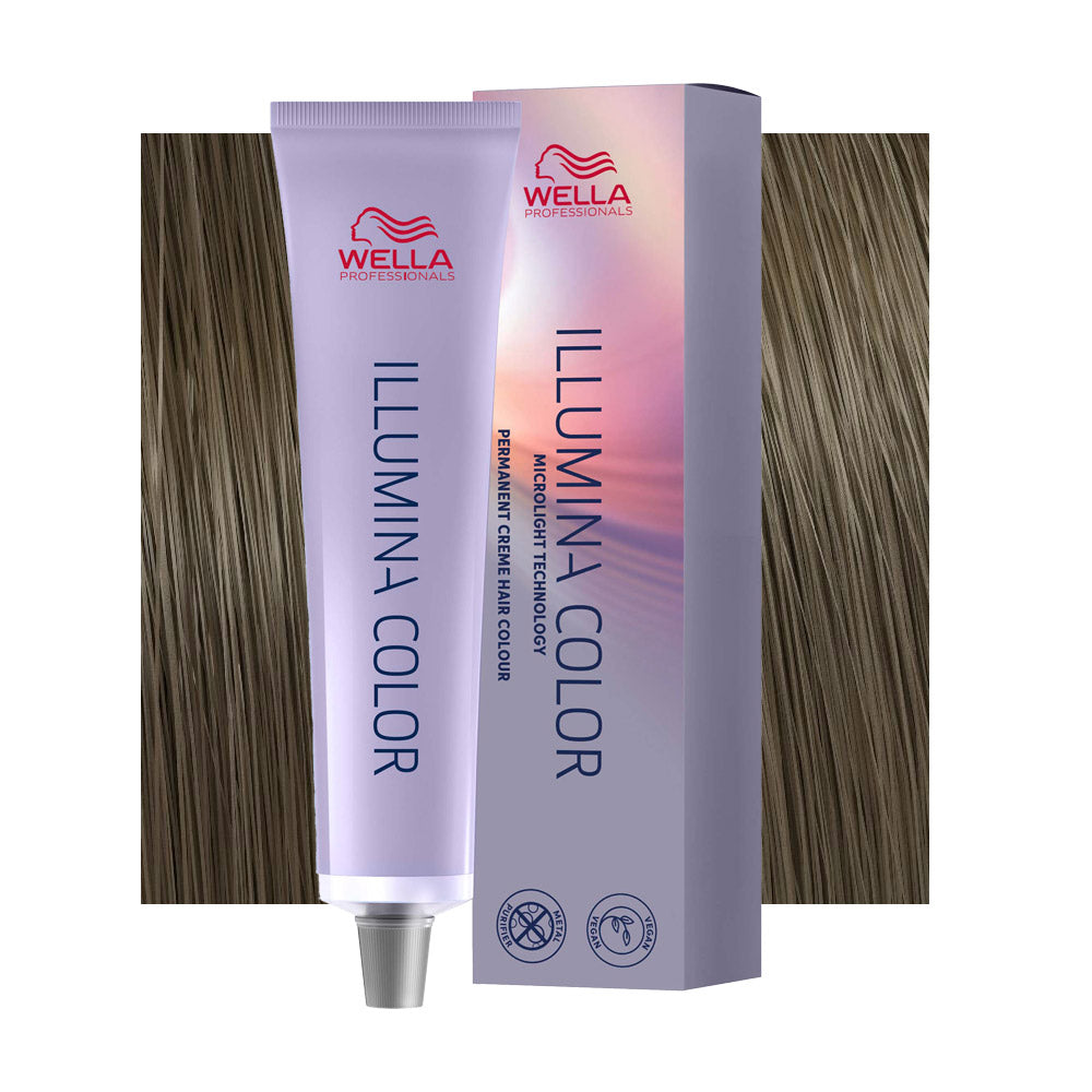 Wella Illumina Color 7/81 Biondo Medio Perla Cenere 60ml -colorazione permanente