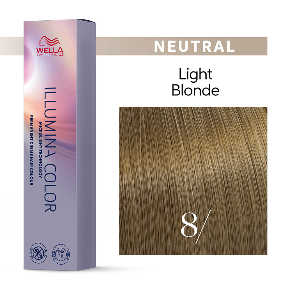 Wella Illumina Color 8/ Biondo Chiaro 60ml  - colorazione permanente