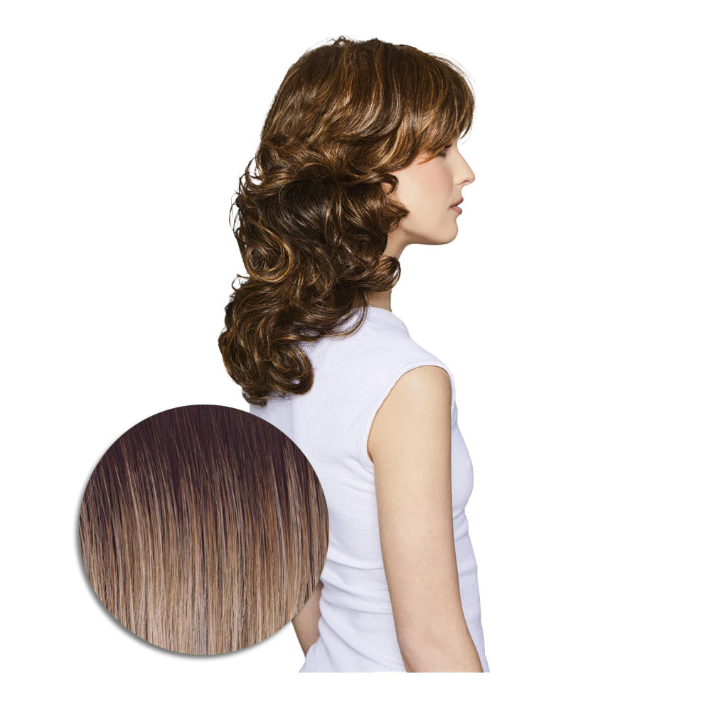 Hairdo Wave Lenght RL19/23SS Biondo Chiaro Cenere con Radice Castana  - parrucca taglio lungo