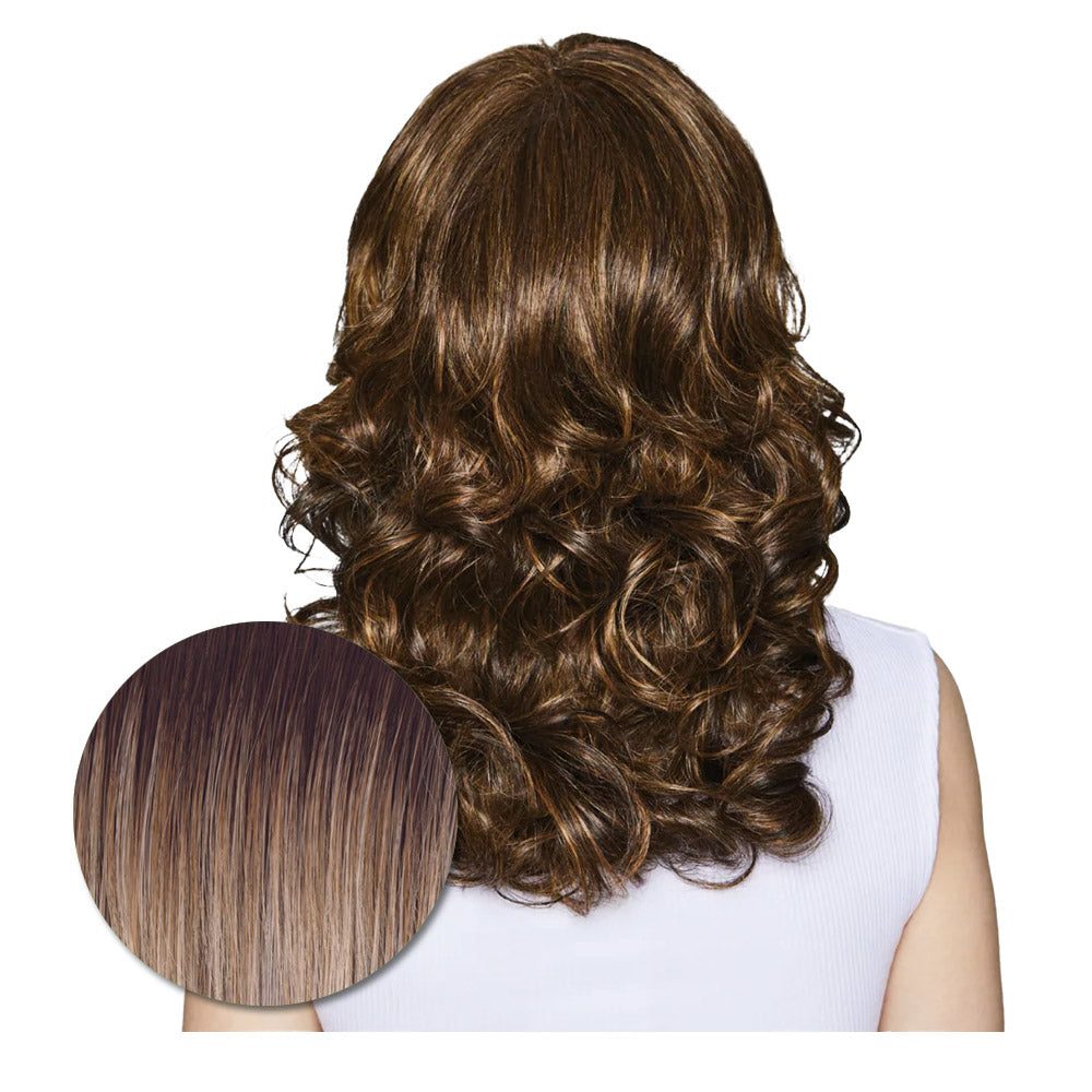 Hairdo Wave Lenght RL19/23SS Biondo Chiaro Cenere con Radice Castana  - parrucca taglio lungo