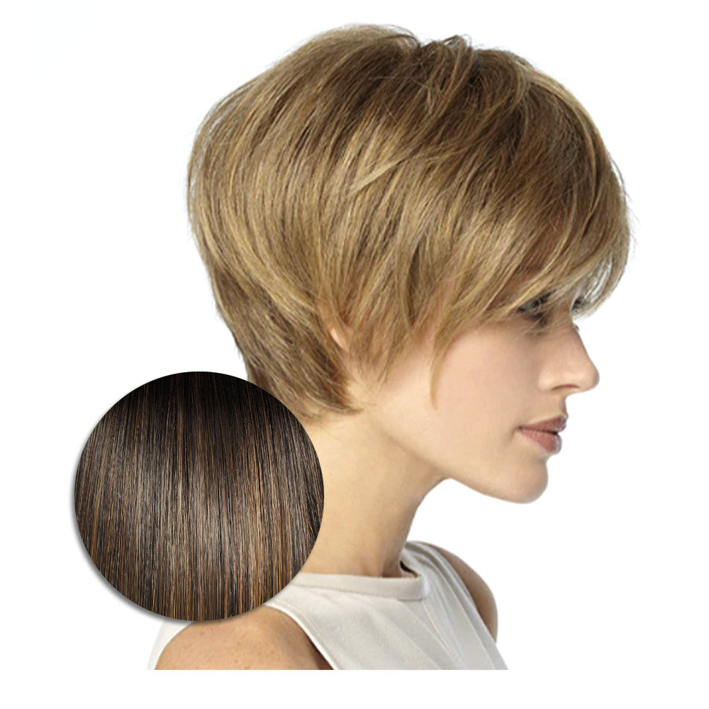 Hairdo Milano RL8/29SS Castano Medio Nocciola - parrucca taglio corto