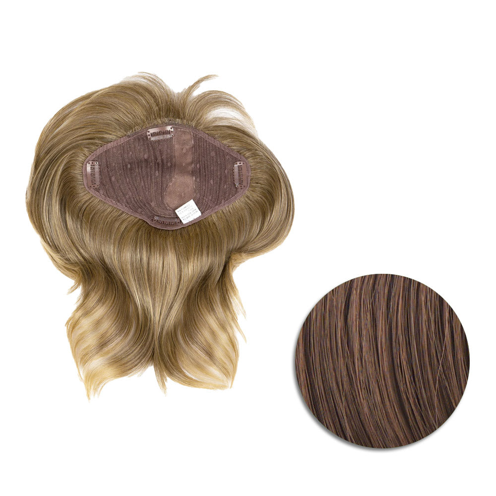Hairdo Topper Stylish Wave R830 Castano Chiaro Dorato - toupet con onde