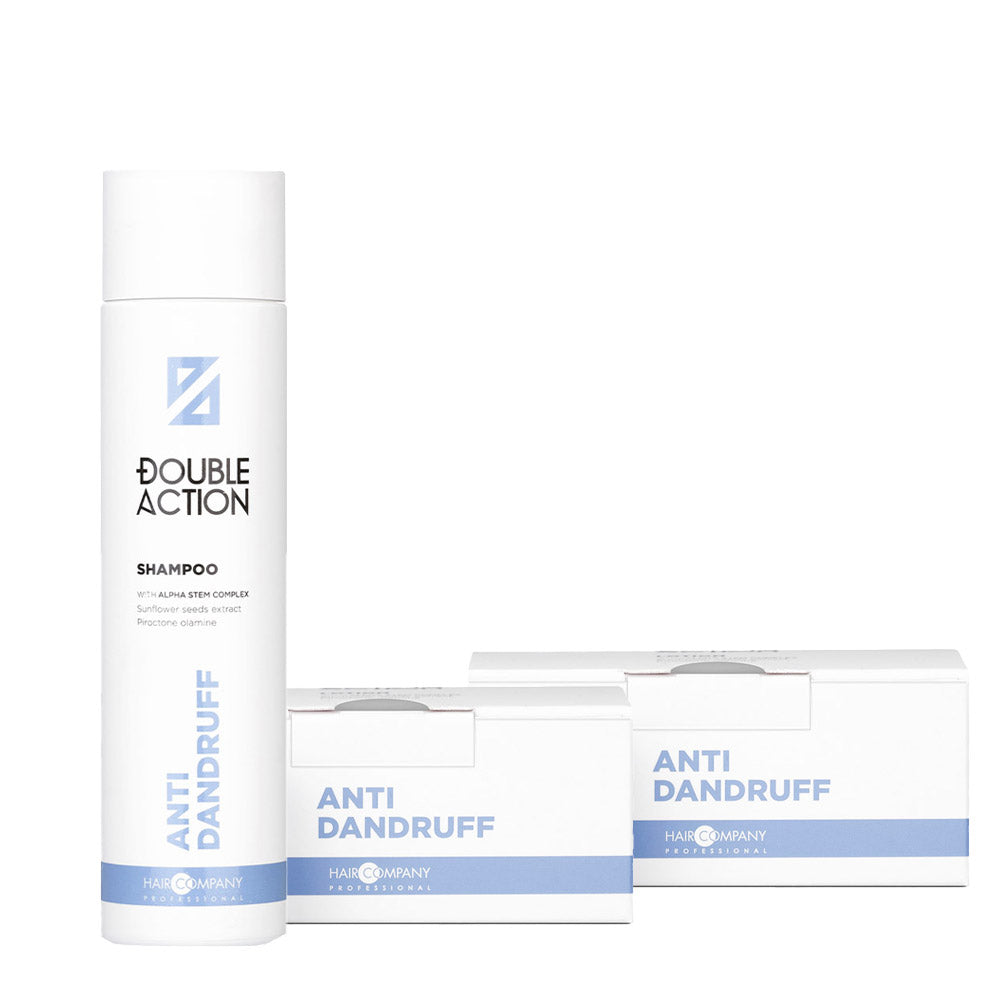 Hair Company Double Action Anti Dandruff Kit Trattamento Completo