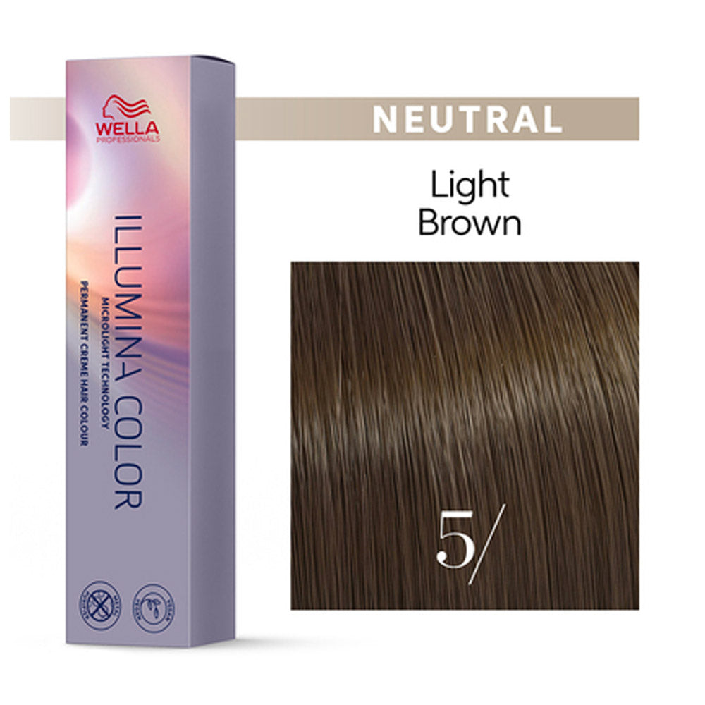 Wella Illumina Color 5/ Castano Chiaro 60ml - colorazione permanente