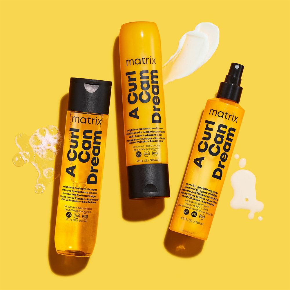 Matrix A Curl Can Dream Shampoo 300ml Conditioner 300ml Leave-In 250ml
