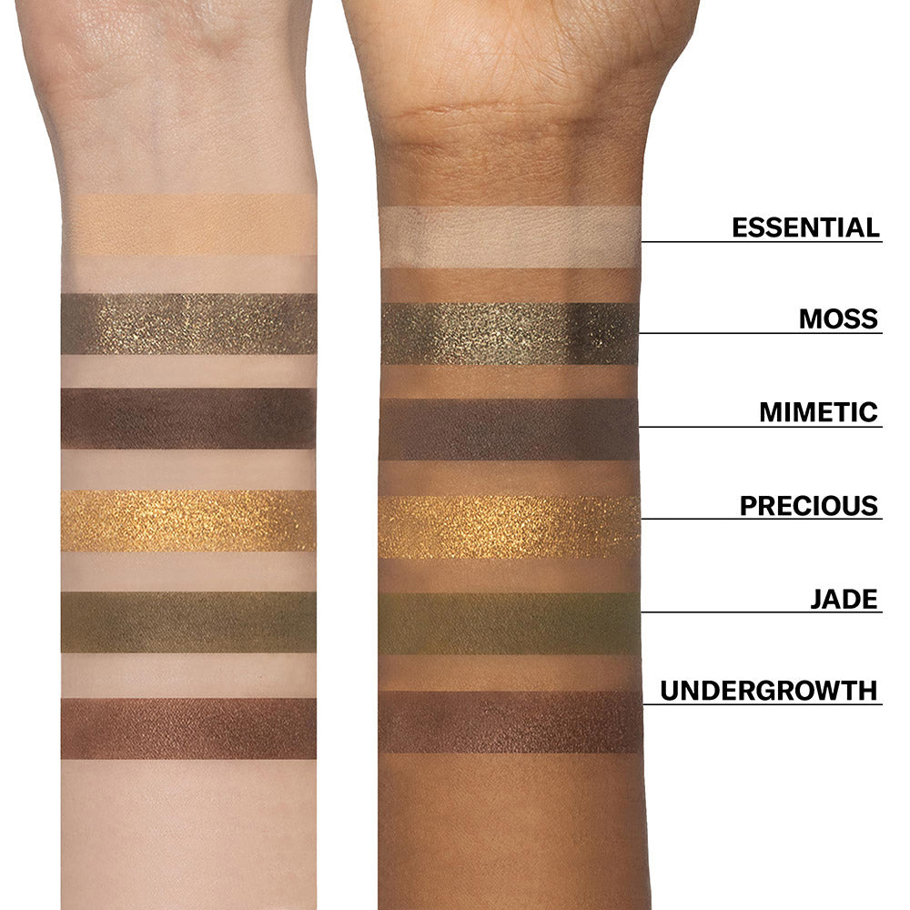Mesauda Beauty Bare Harmony Palette 205 Hidden Green 6gr - palette 6 ombretti