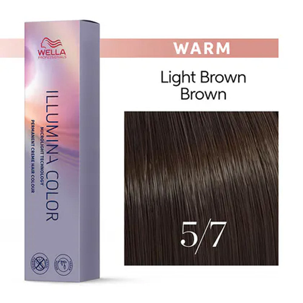 Wella Illumina Color 5/7 Castano Chiaro Sabbia 60ml - colorazione permanente