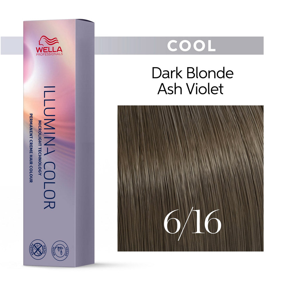 Wella Illumina Color 6/16 Biondo Scuro Cenere Violetto 60ml