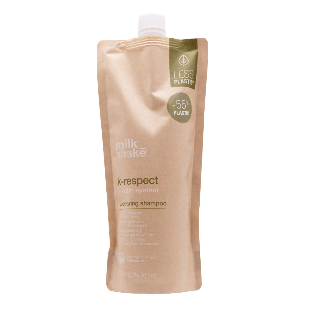 Z.one Concept Milk Shake K-Respect Preparing Shampoo 750ml - shampoo purificante