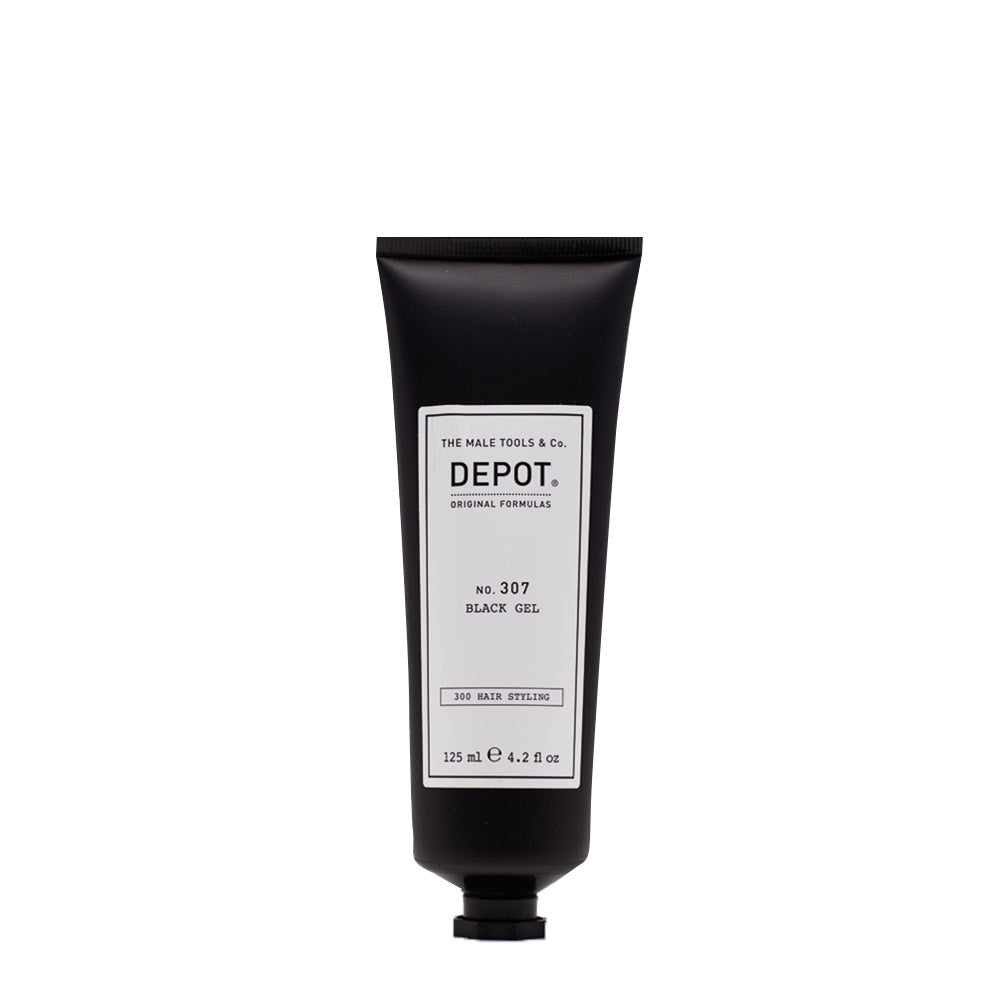 Depot Hair Styling No.307 Black Gel 125ml - gel fissativo nero