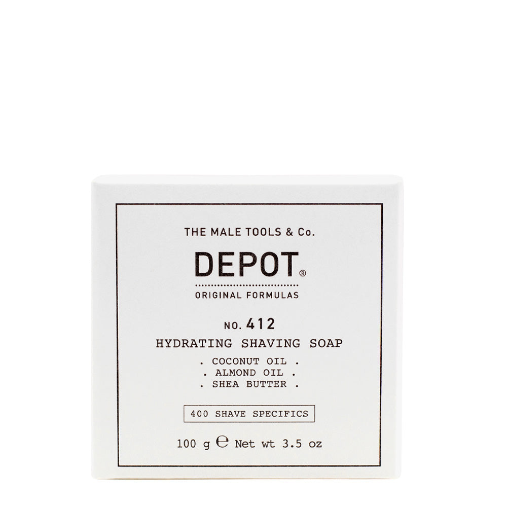 Depot Shave Specifics No.412 Hydrating Shaving Soap 100gr - sapone solido barba