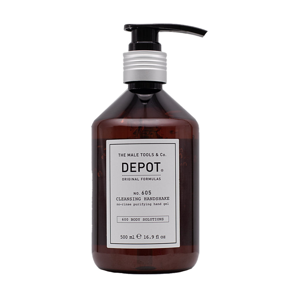 Depot Body Solutions No. 605 Safe Handshake No-Rinse Purifying Hand Gel 500ml