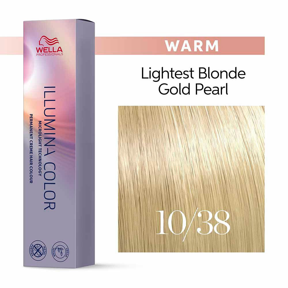 Wella Illumina Color 10/38 Biondo Platino Dorato 60ml - colorazione permanente