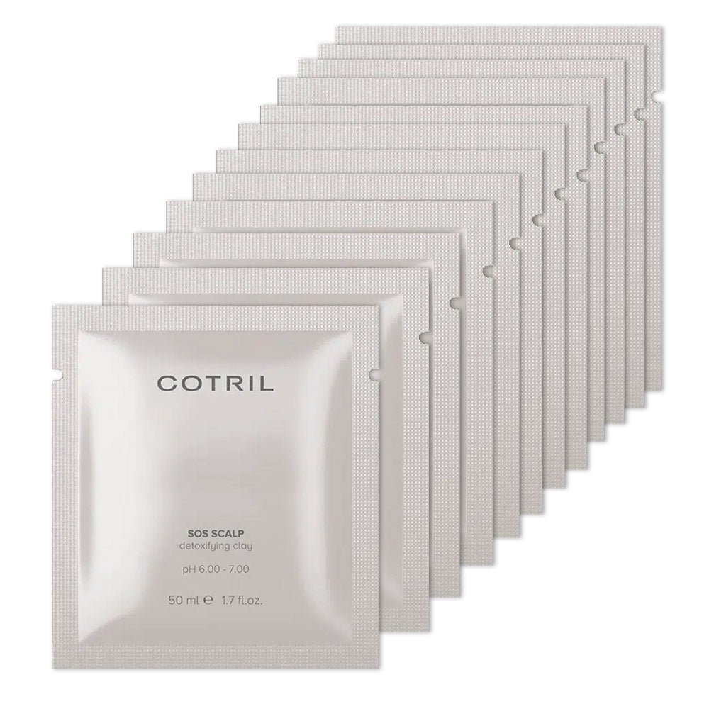 Cotril Scalp Care Detox Clay 12x50ml - argilla detossinante