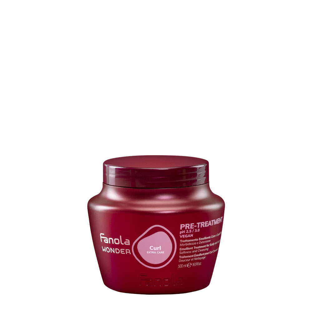 Fanola Wonder Curl Pre-Treatment 500ml - trattamento emolliente cute