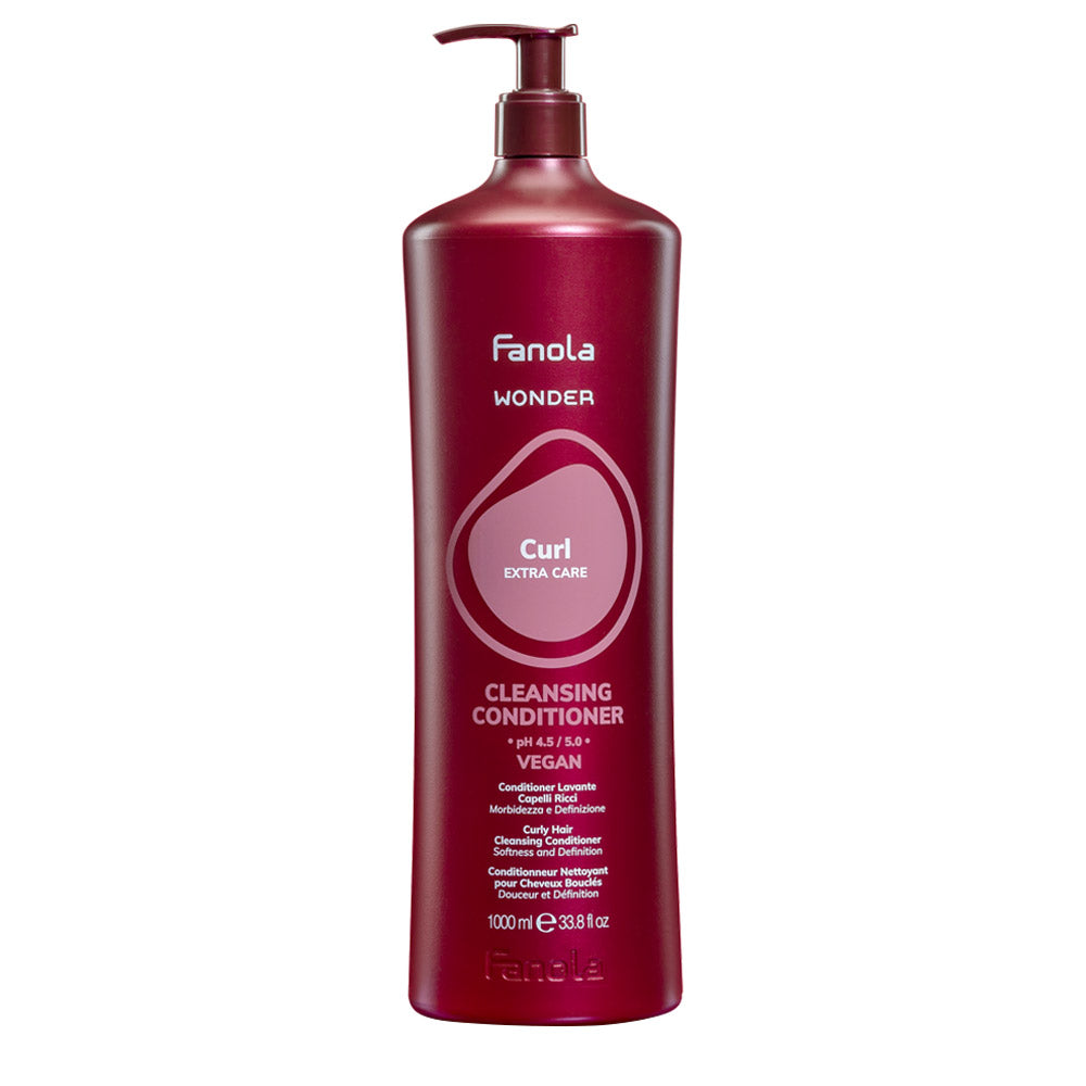 Fanola Wonder Curl Cleansing Conditioner 1000ml - crema detergente capelli ricci