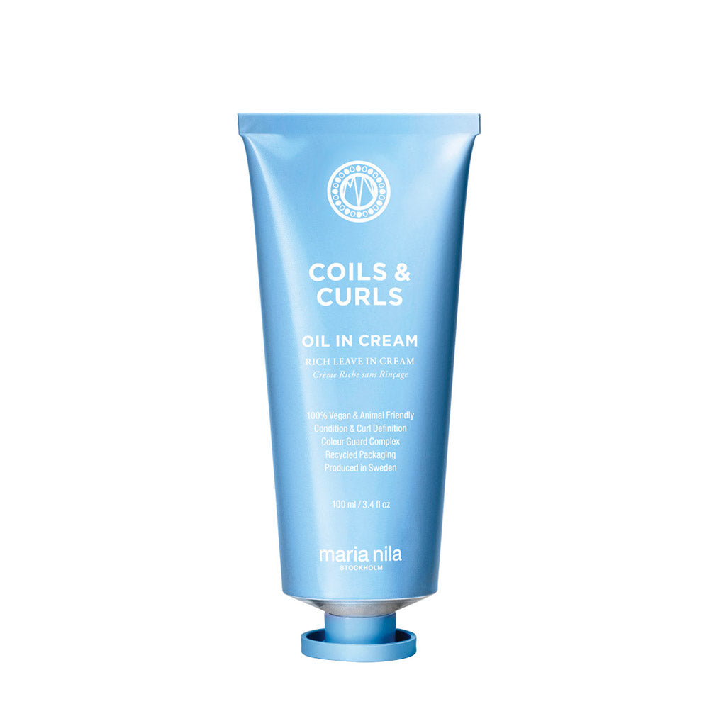 Maria Nila Coils & Curls Oil-In Cream 100ml - crema ricca definizione ricci