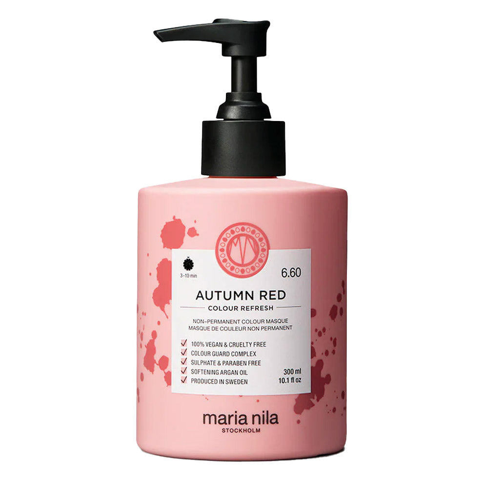 Maria Nila Colour Refresh Autumn Red 300ml - maschera colorata