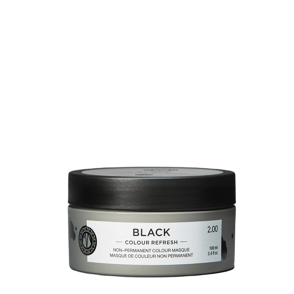 Maria Nila Colour Refresh Black 100ml - maschera colorata