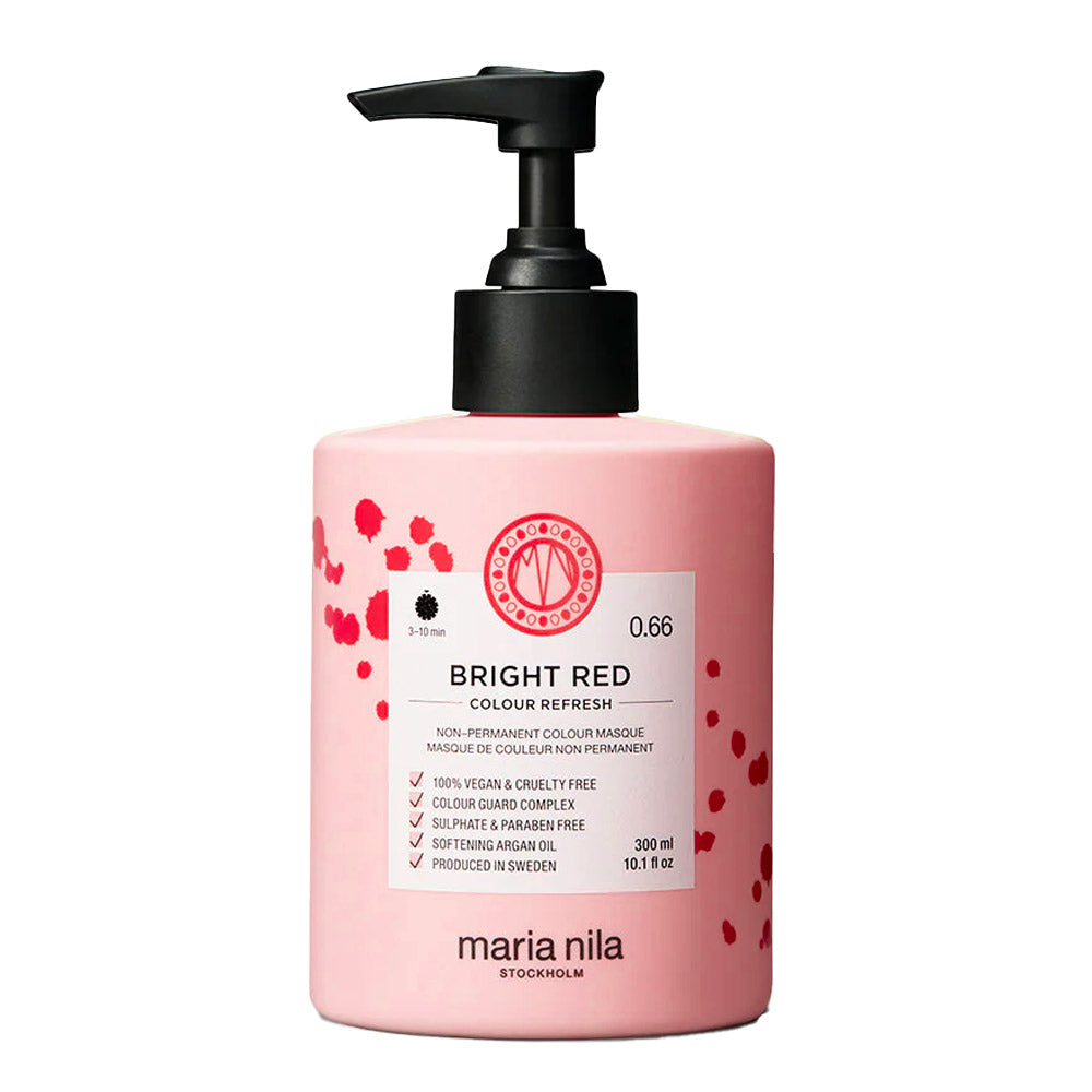 Maria Nila Colour Refresh Bright Red 300ml - maschera colorata