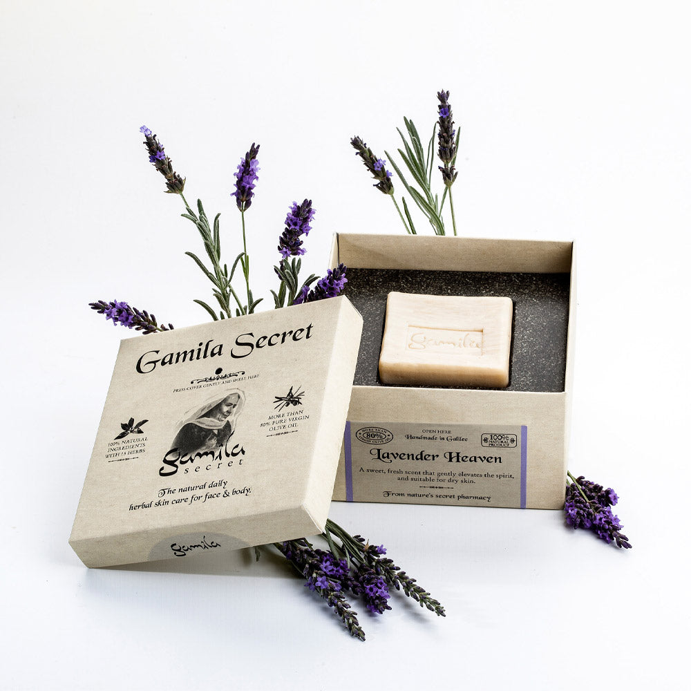 Gamila Secret Lavander Soap 115gr - saponetta viso pelle secca