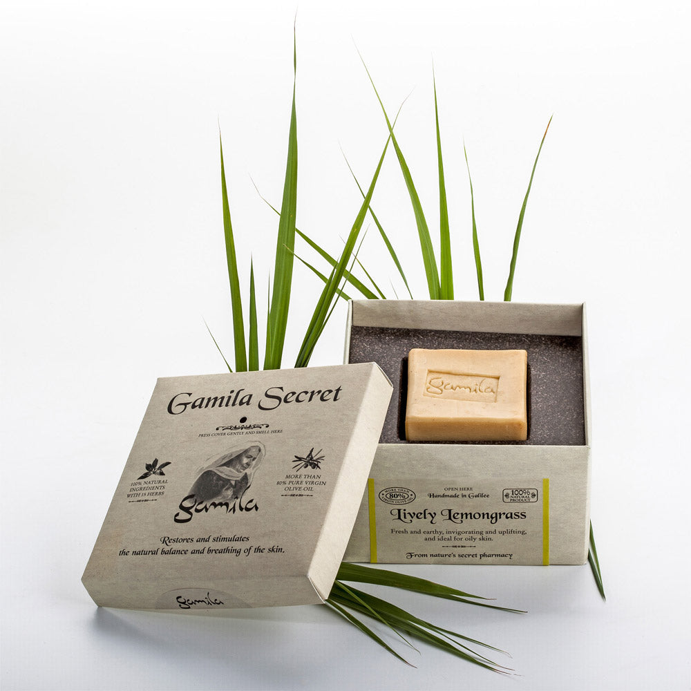 Gamila Secret Lemongrass Soap 115gr - saponetta pelle impura e grassa