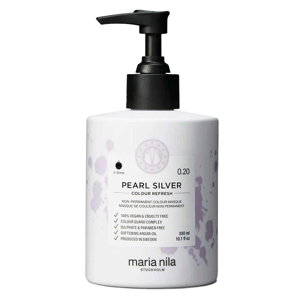 Maria Nila Colour Refresh Pearl Silver 300ml - maschera colorata