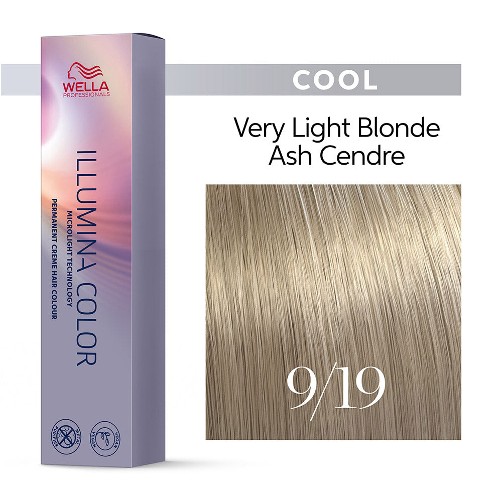 Wella Illumina Color 9/19 Biondo Chiarissimo Cenere Cendré 60ml