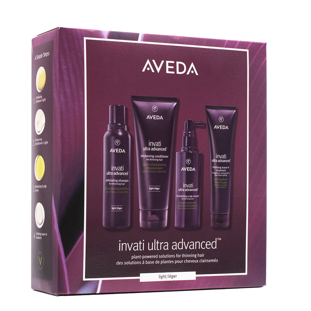 Aveda Invati Ultra Advanced Light System Set - cofanetto kit anticaduta