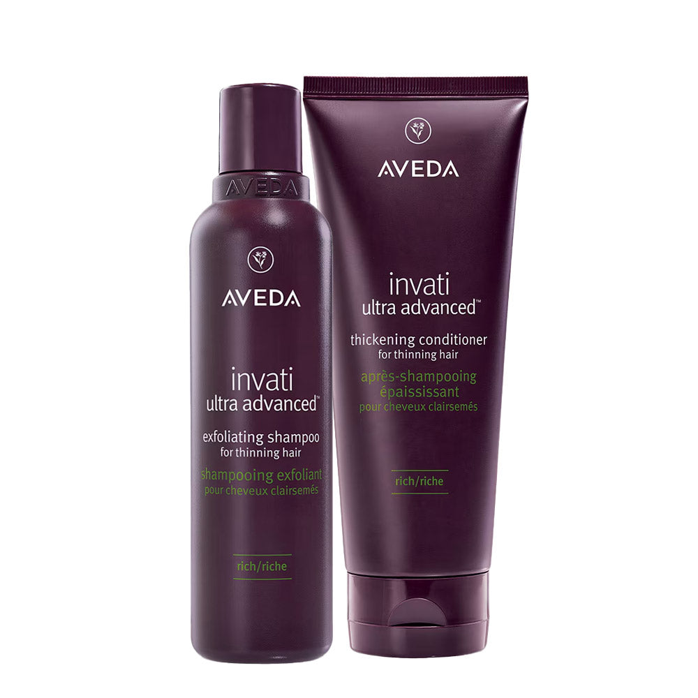 Aveda Invati Ultra Advanced Exfoliating Shampoo Rich 200ml Conditioner Rich200ml