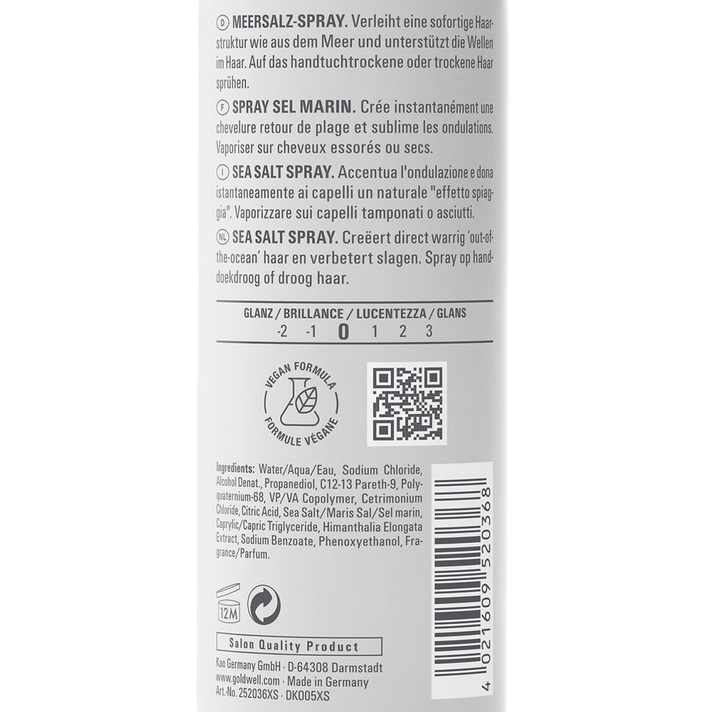 Goldwell Stylesign Sea Salt Spray 200ml - spray al sale marino