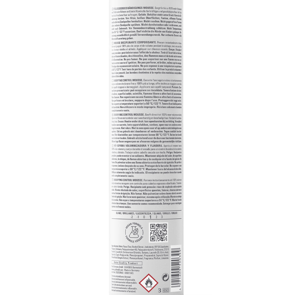 Goldwell Stylesign Bodifying Control Mousse 500ml - mousse disciplinante