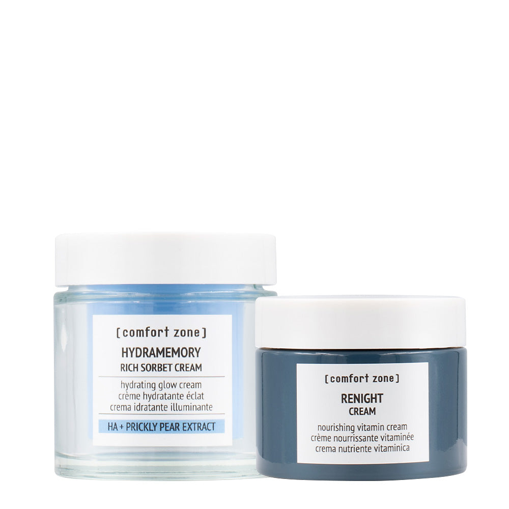 Comfort Zone Hydramemory Rich Sorbet Cream 50ml Renight Cream 60ml