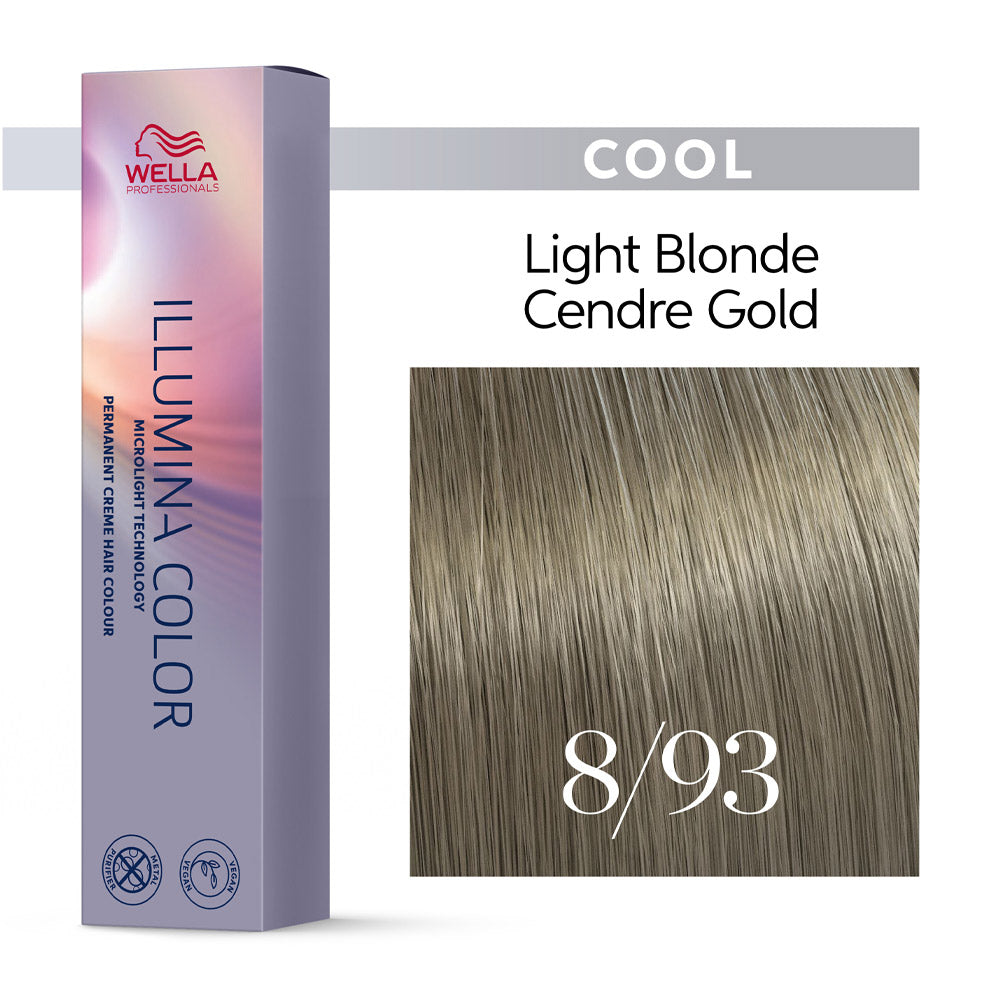 Wella Illumina Color 8/93 Biondo Chiaro Cenere Dorato 60ml