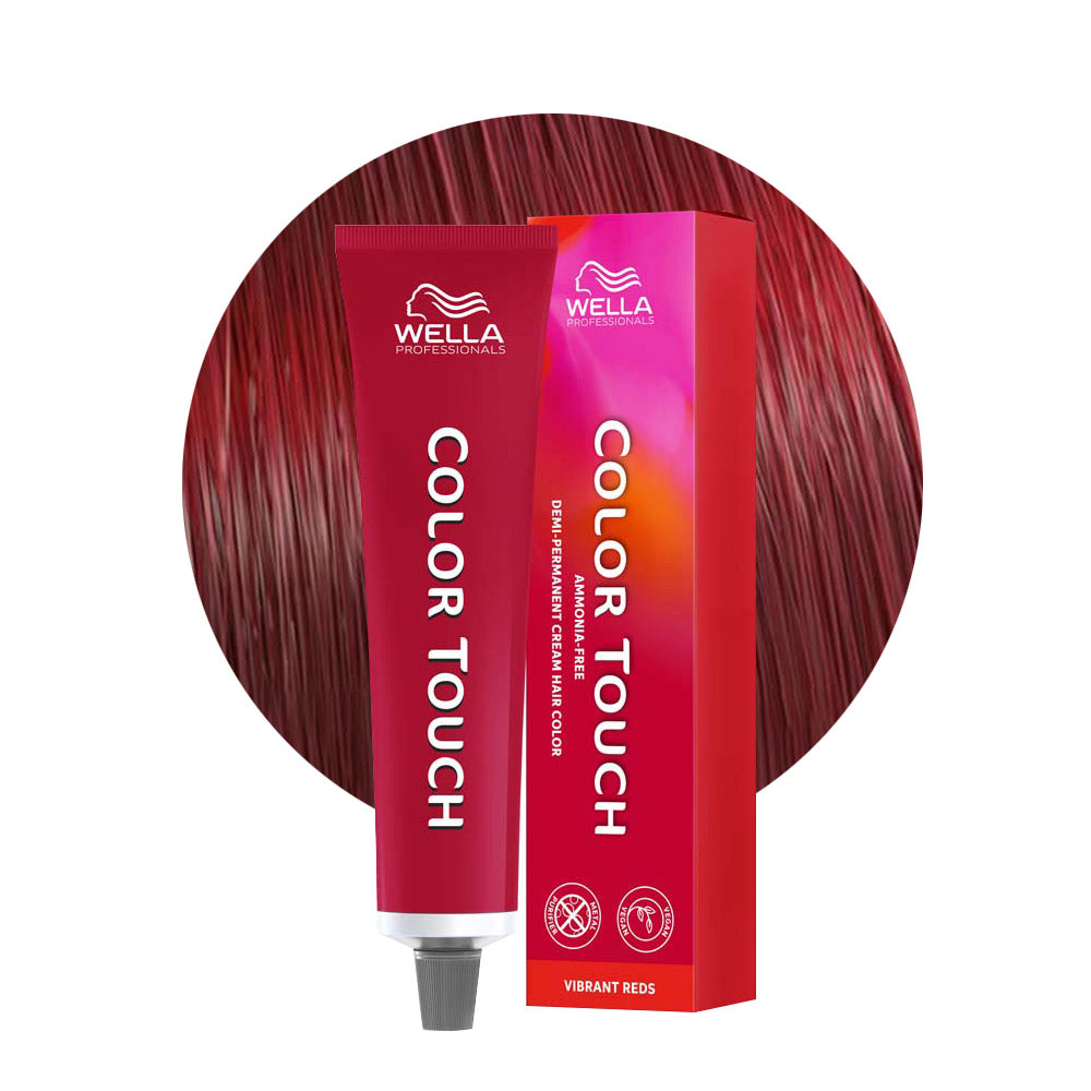 Wella Color Touch Vibrant Reds 66/45 Biondo Scuro Intenso Rame Mogano 60ml