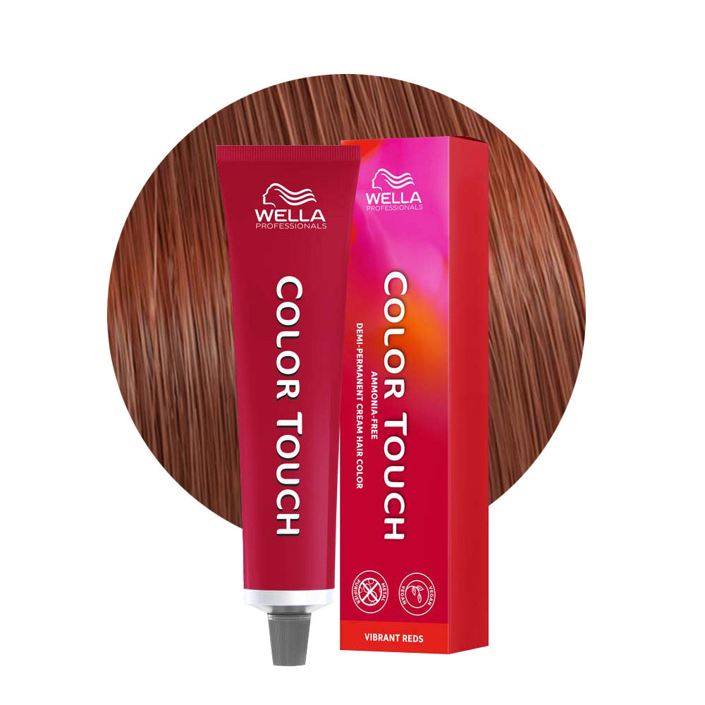 Wella Color Touch Vibrant Reds 7/43 Biondo Medio Rame Dorato 60ml