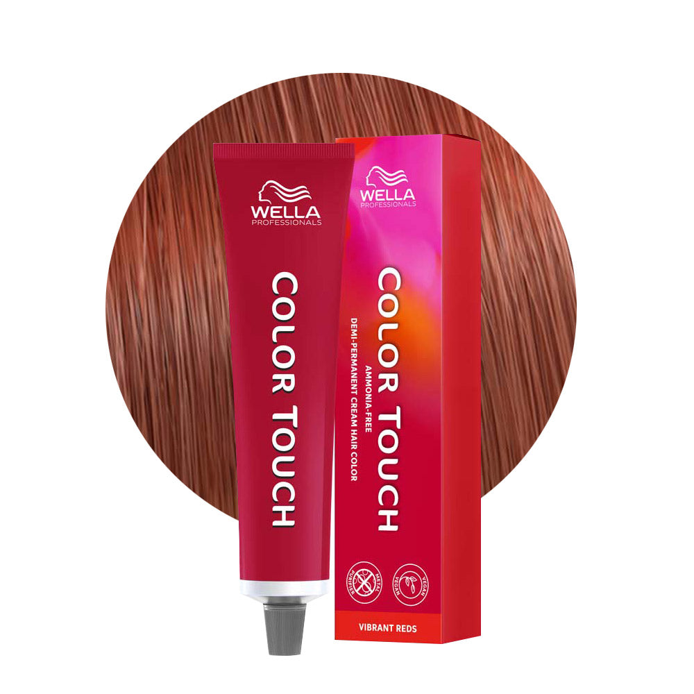 Wella Color Touch Vibrant Reds 8/41 Biondo Chiaro Rame Cenere 60ml