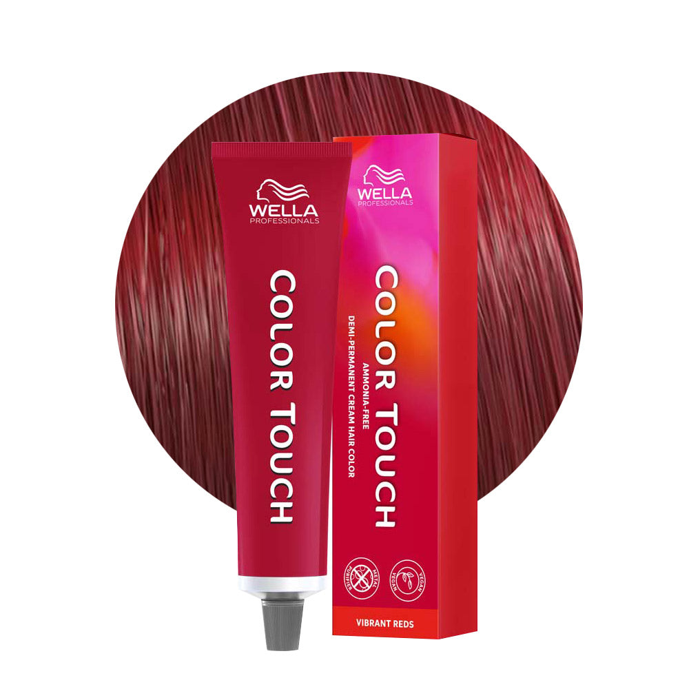 Wella Color Touch Vibrant Reds 77/45 Biondo Medio Intenso Rame Mogano 60ml
