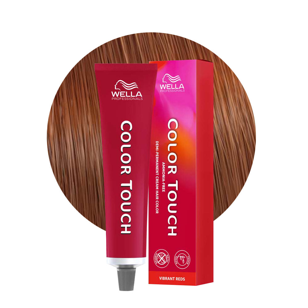 Wella Color Touch Vibrant Reds 7/47 Biondo Medio Rame Sabbia 60ml