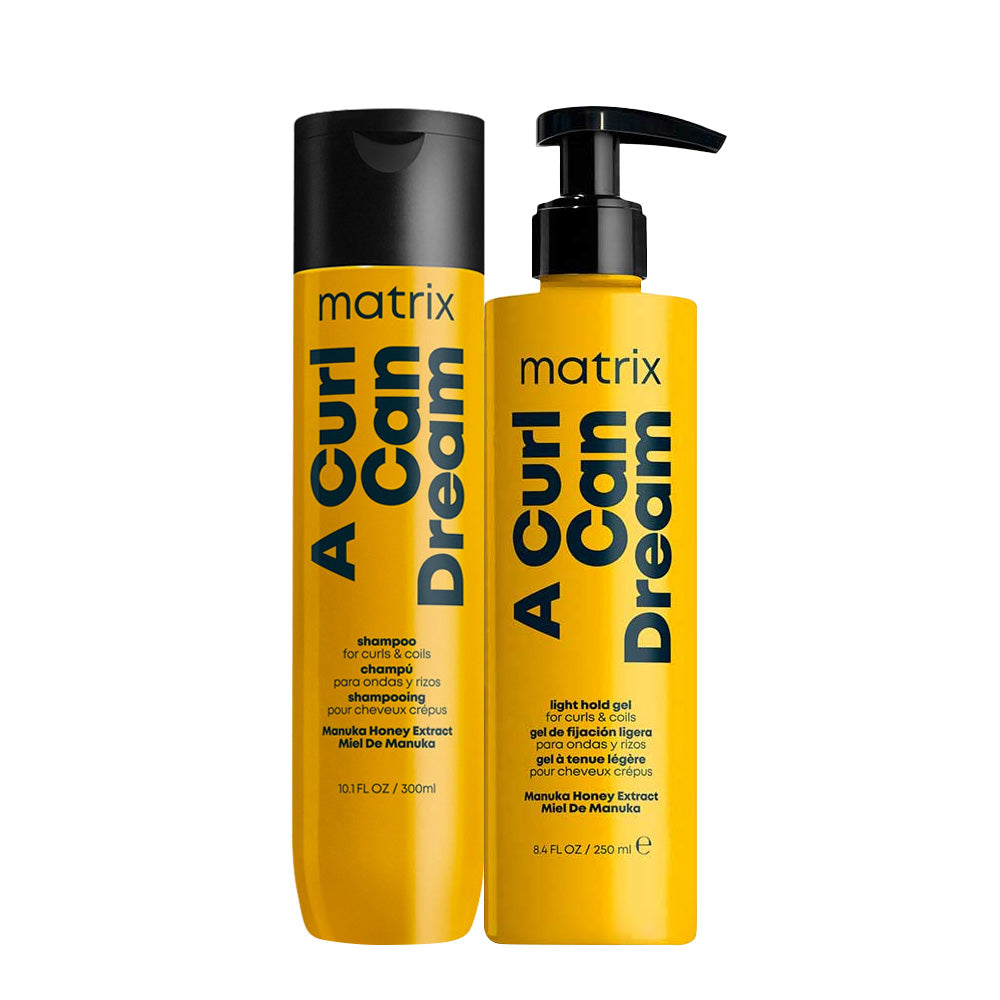 Matrix Haircare A Curl Can Dream Shampoo 300ml  Gel 250ml