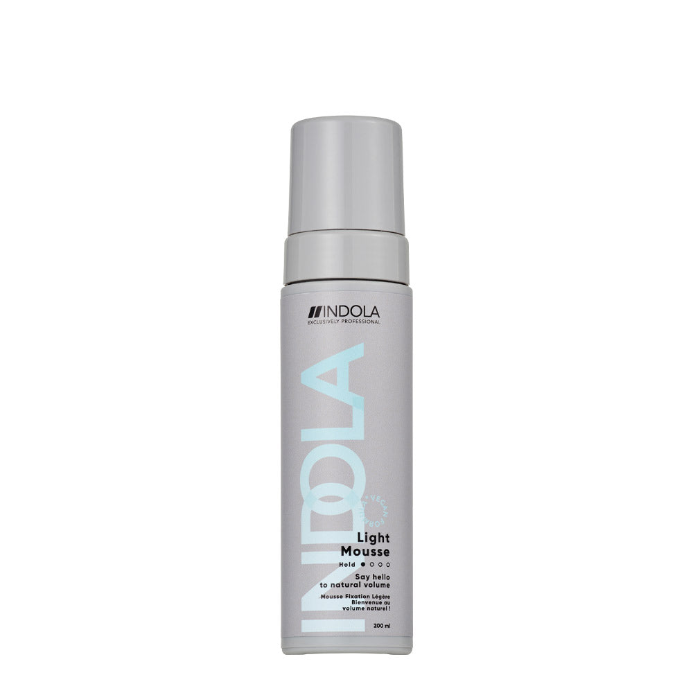 Indola Light Mousse 200ml - mousse tenuta leggera