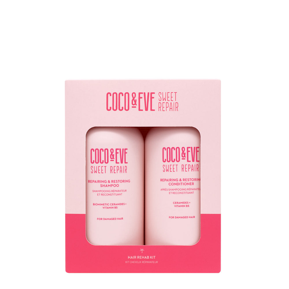 Coco & Eve Sweet Repair Hair Rehab Repairing & Restoring Shampoo&Conditioner Kit