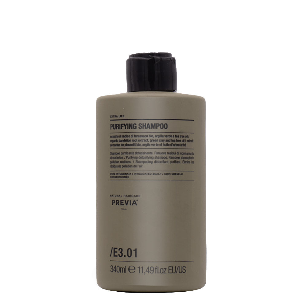 Previa Extra Life Purifying Shampoo 340ml - shampoo antiforfora