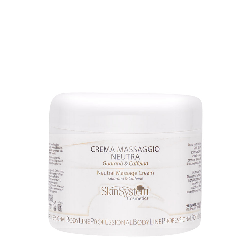 SkinSystem Neutral Massage Cream 500ml - crema massaggio neutra