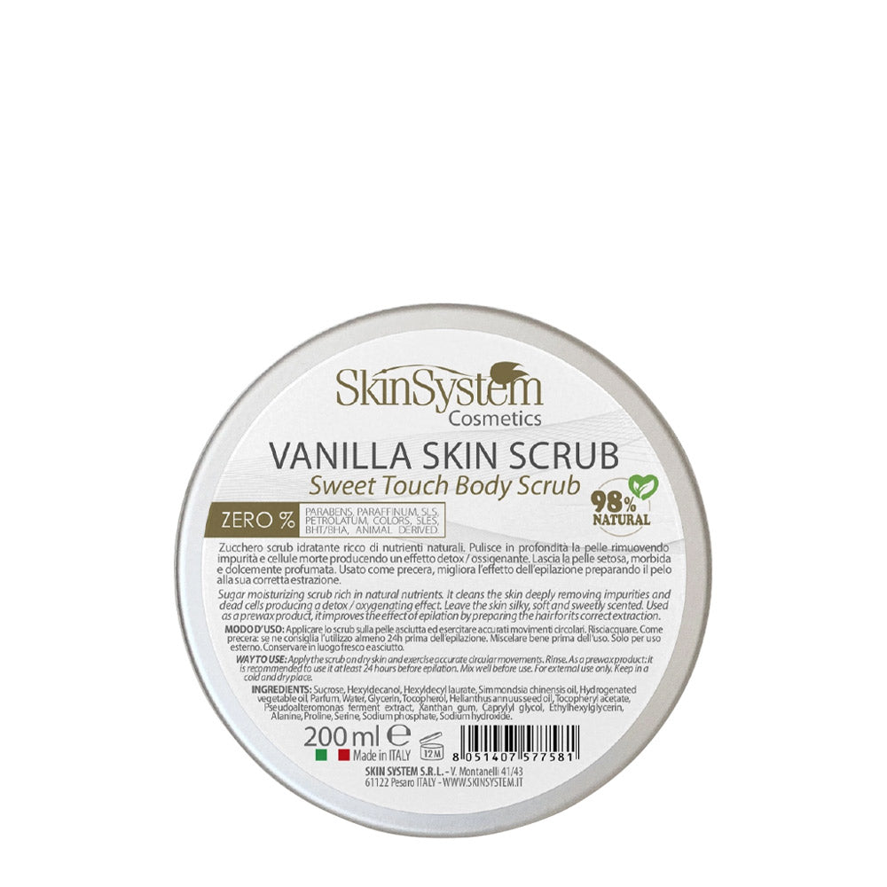 SkinSystem Vanilla Skin Scrub Sweet Touch Body Scrub 200ml - scrub idratante
