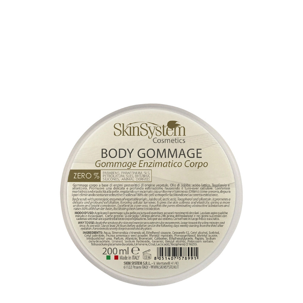 SkinSystem Body Gommage Enzimatico Corpo 200ml - gommage enzimatico